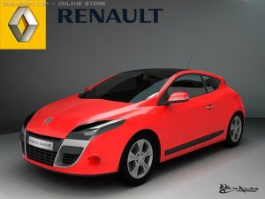 renault megane iii 2009 pack1 3D 모델