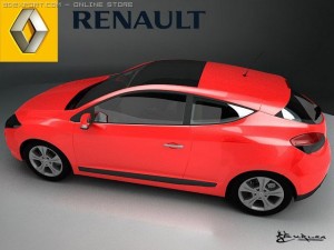renault megane iii 2009 pack1 3D 모델