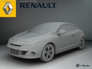 renault megane iii 2009 pack1 3D 모델