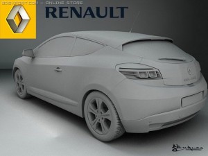 renault megane iii 2009 pack1 3D 모델