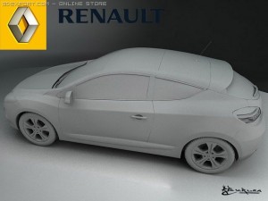 renault megane iii 2009 pack1 3D 모델