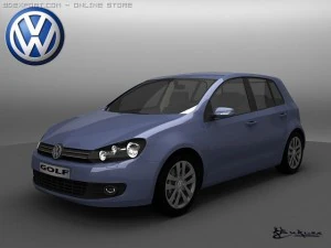 volkswagen golf vi pack1 3D Model