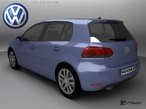 volkswagen golf vi pack1 3D Model