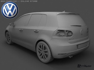volkswagen golf vi pack1 3D Model