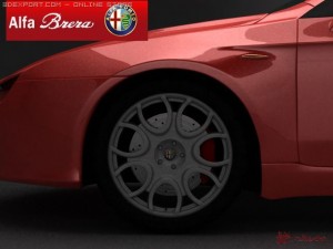 alfa romeo brera 2005 3D Модель