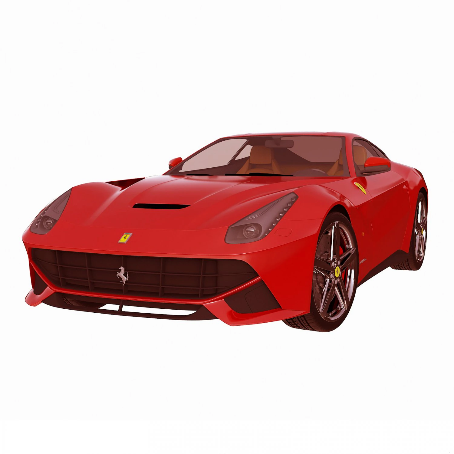 ferrari f12 berlinetta 2013 3D Model .c4d .max .obj .3ds .fbx .stl .blend 