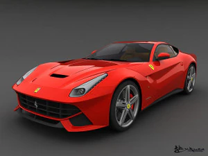 ferrari f12 berlinetta 2013 3D Model