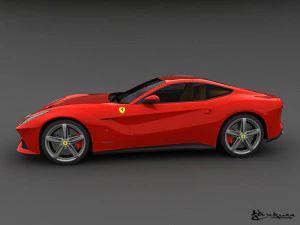ferrari f12 berlinetta 2013 3D Model