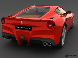 ferrari f12 berlinetta 2013 3D Model