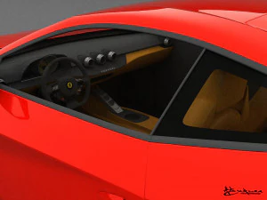 ferrari f12 berlinetta 2013 3D Model