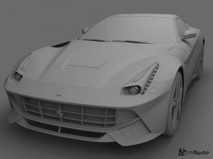 ferrari f12 berlinetta 2013 3D Model
