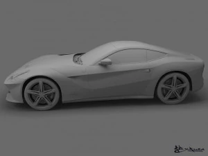 ferrari f12 berlinetta 2013 3D Model