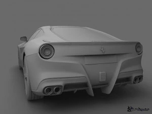 ferrari f12 berlinetta 2013 3D Model
