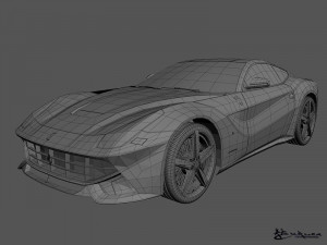 ferrari f12 berlinetta 2013 Model 3D