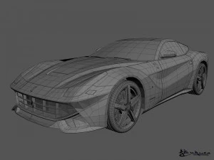 ferrari f12 berlinetta 2013 3D Model
