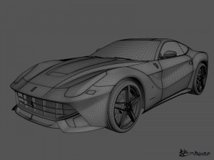 ferrari f12 berlinetta 2013 Model 3D