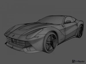 ferrari f12 berlinetta 2013 3D Model