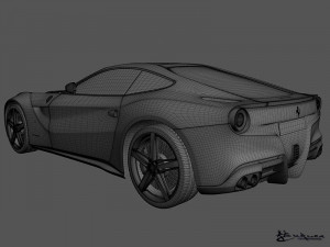 ferrari f12 berlinetta 2013 Model 3D