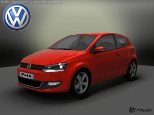 volkswagen polo 2010 pack1 3D Model