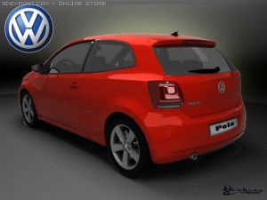 volkswagen polo 2010 pack1 3D Model