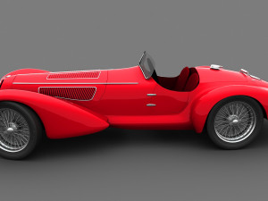 alfa romeo 8c-2900 mille miglia 1938 3D Model