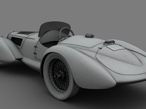 alfa romeo 8c-2900 mille miglia 1938 3D Model