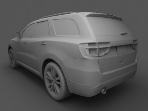 dodge durango 2011 3Dモデル