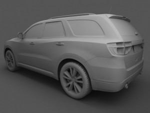 dodge durango 2011 3Dモデル