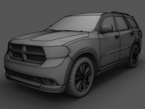 dodge durango 2011 3Dモデル