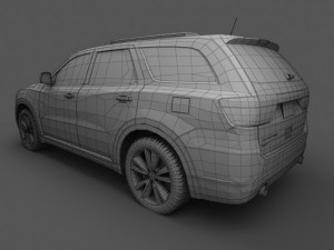dodge durango 2011 3Dモデル