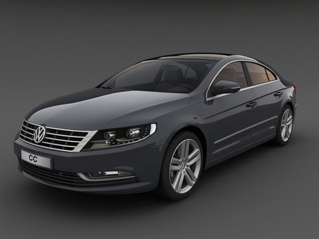 volkswagen cc 2013 Modèle 3D .c4d .max .obj .3ds .fbx .stl .blend 