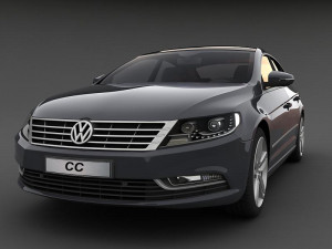 volkswagen cc 2013 Modèle 3D