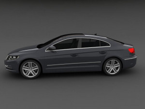 volkswagen cc 2013 Modèle 3D