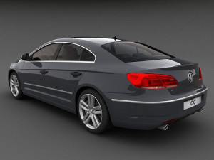 volkswagen cc 2013 Modèle 3D