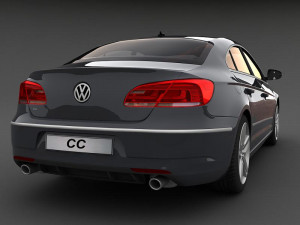 volkswagen cc 2013 Modèle 3D