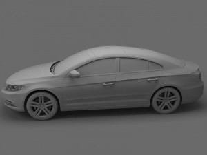 volkswagen cc 2013 Modèle 3D