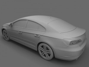 volkswagen cc 2013 Modèle 3D