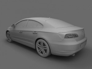 volkswagen cc 2013 Modèle 3D