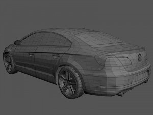 volkswagen cc 2013 Modèle 3D