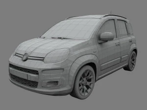fiat panda 2017 3D Model