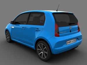 seat mii electric 2020 3D मॉडल