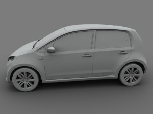 seat mii electric 2020 3D मॉडल