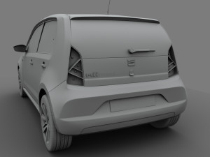 seat mii electric 2020 3D मॉडल