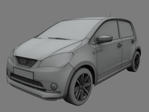 seat mii electric 2020 3D मॉडल