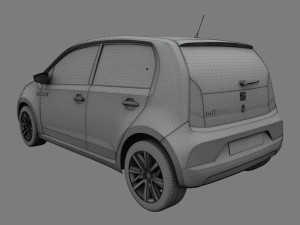 seat mii electric 2020 3D मॉडल