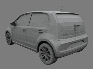 seat mii electric 2020 3D मॉडल