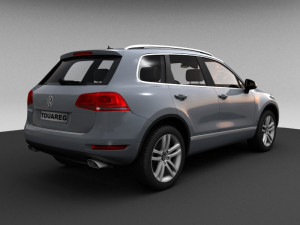 volkswagen touareg 2011 3D-Modell