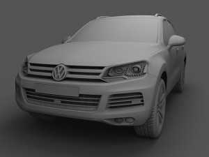 volkswagen touareg 2011 3D-Modell