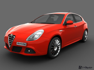 alfa romeo giulietta 2011 3D Модель