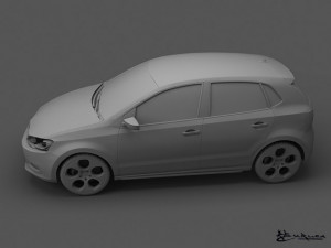 volkswagen polo gti 5doors 2011 3D 모델